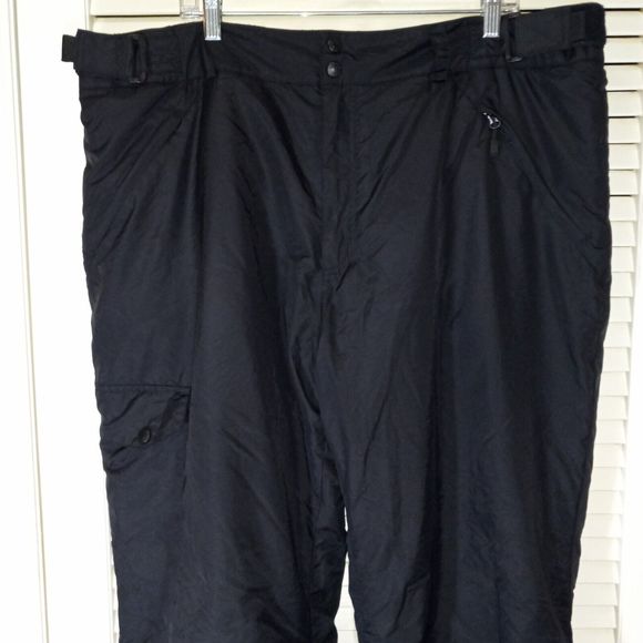Rawik Black Insulated Pants Work Weatherproof Size 2XL Mens Ski Pants Adjustable - Picture 9 of 16